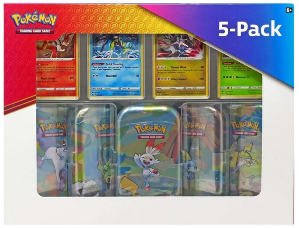 Pokémon TCG: Galar Pals Mini Tins (5-Pack)