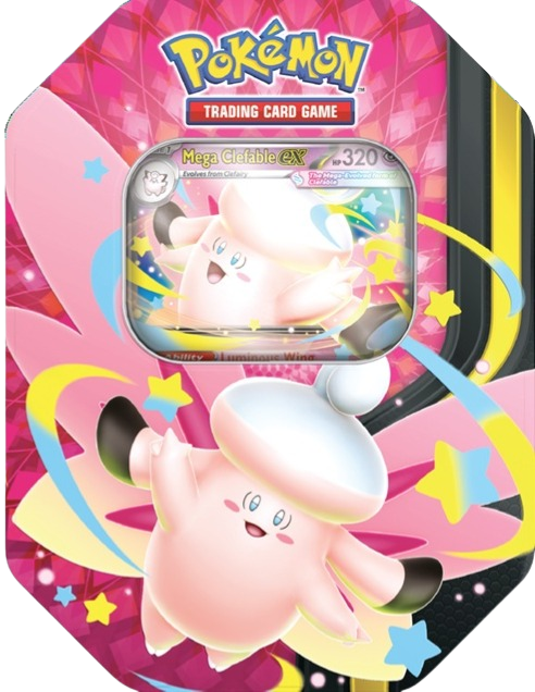 Pokémon TCG: Mega Clefable ex Tin